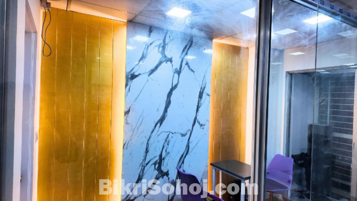 Well decorated office.